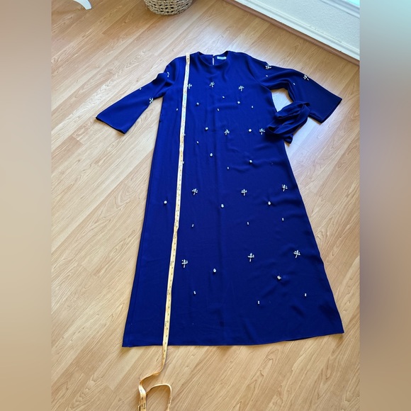 Dark purple diamond Beaded abaya in a size 36 waist belt included large! - Picture 6 of 10